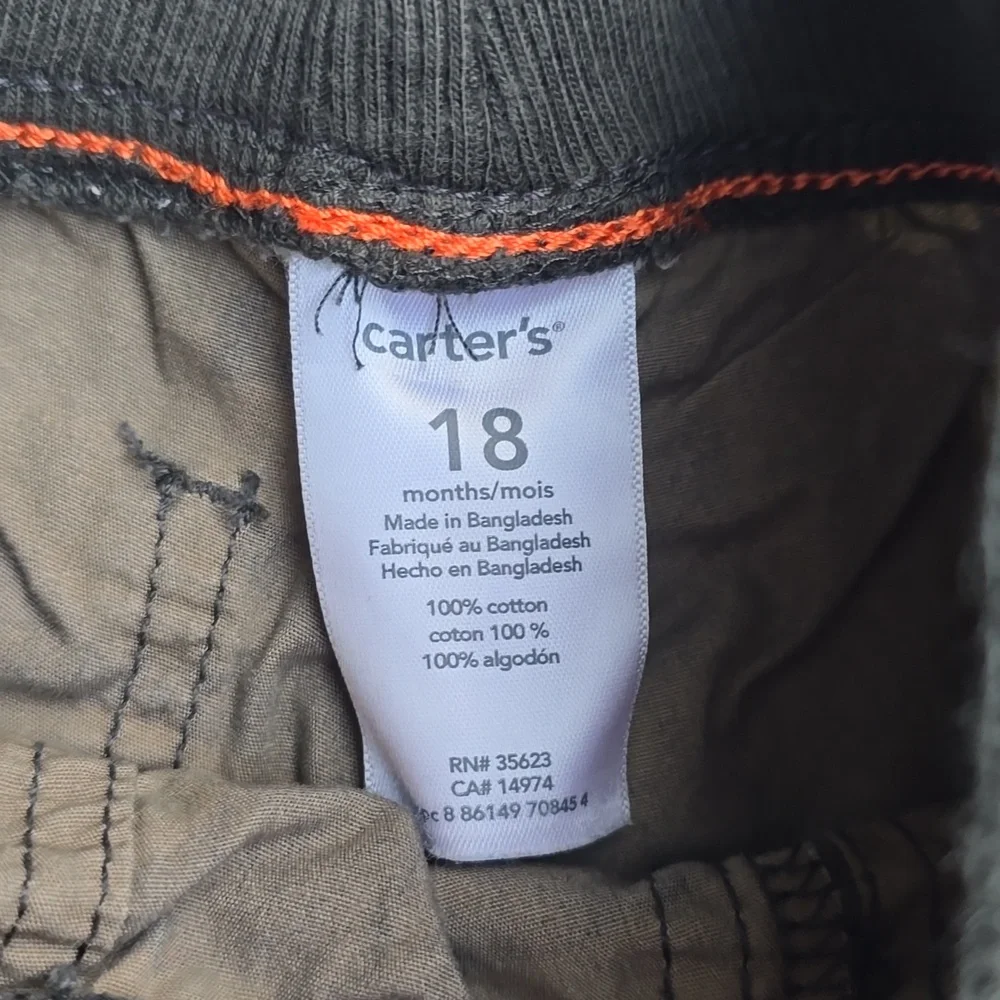 Carters Kids Camo Pull-On Jogger Pants 18 M
